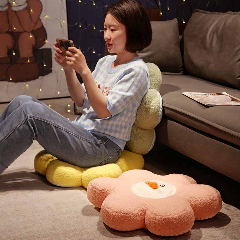 Cute Flower Cushion with Ice Cold Mat