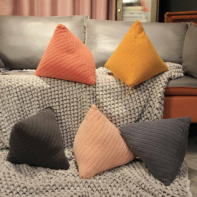 Triangle Pillow for Sofa 16 inch