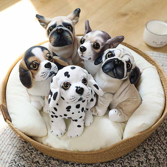 Simulated dog Stuffed Animal