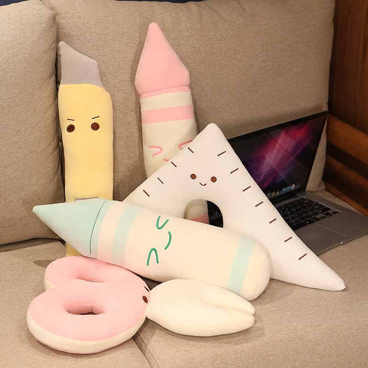 Kawaii Stationary Plush Anime Hugging Pillow