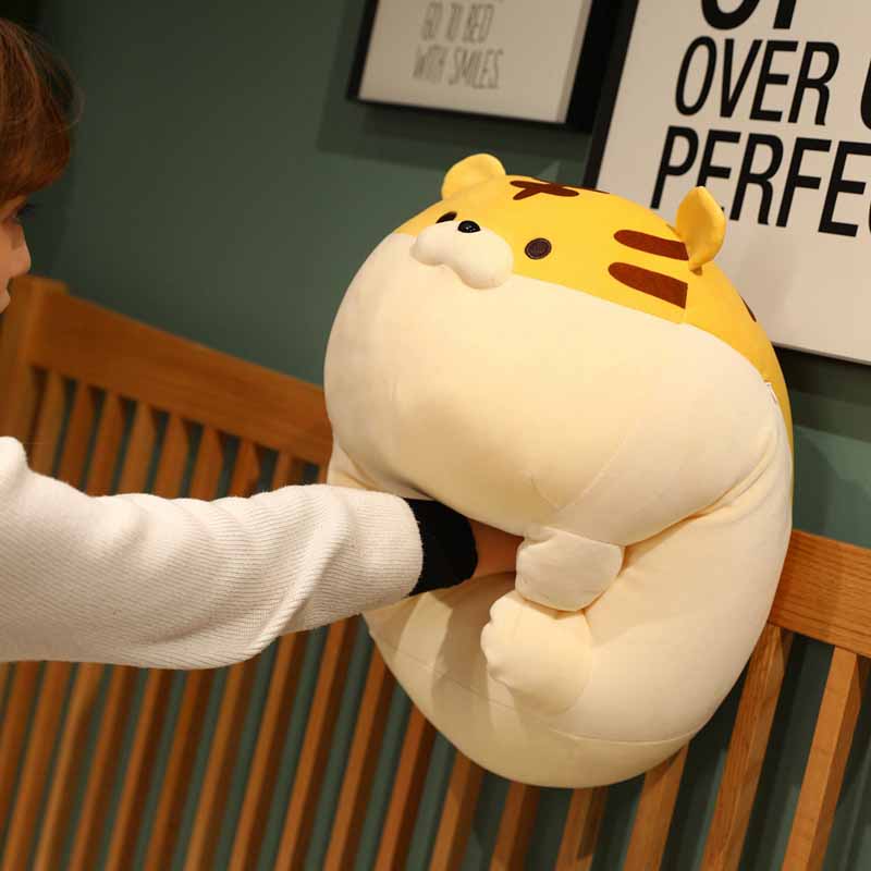 Kawaii Chubby Tiger Weighted Stuffed Animal