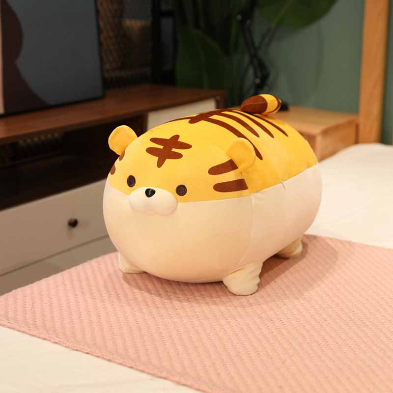 Kawaii Chubby Tiger Weighted Stuffed Animal