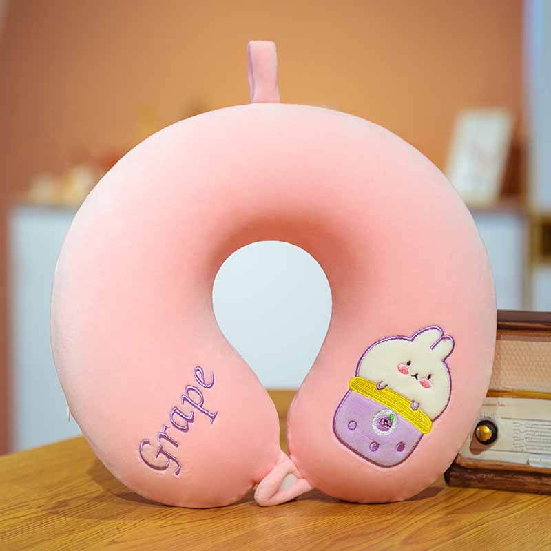 Kawaii Animal Travel Pillow Cute Neck Pillow 12 inch