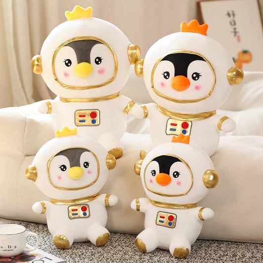 Kawaii Astronaut Penguin Plush Toy