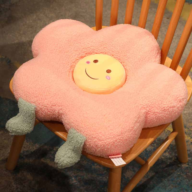 Kawaii Removable Flower Plush Cushion 20 inch