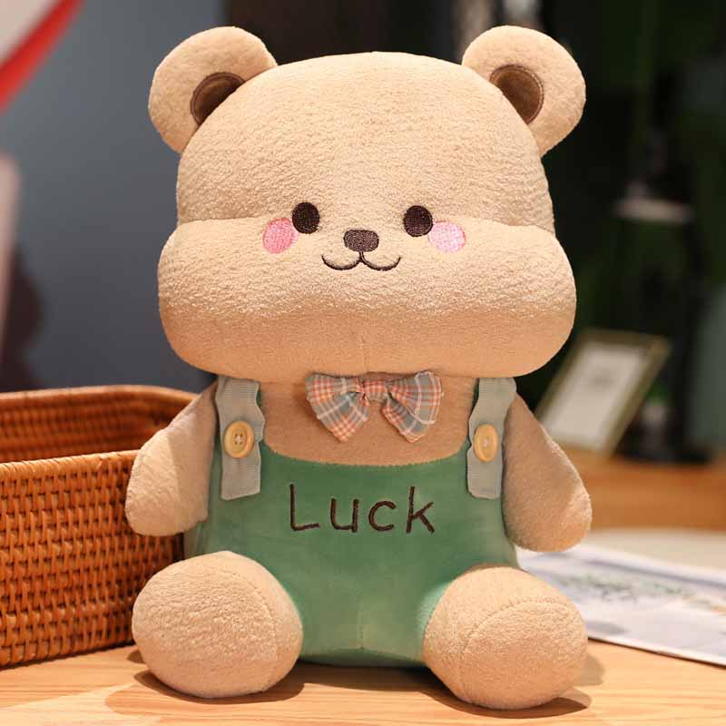 Kawaii Lucky Bear Stuffed Animal Cute Doll