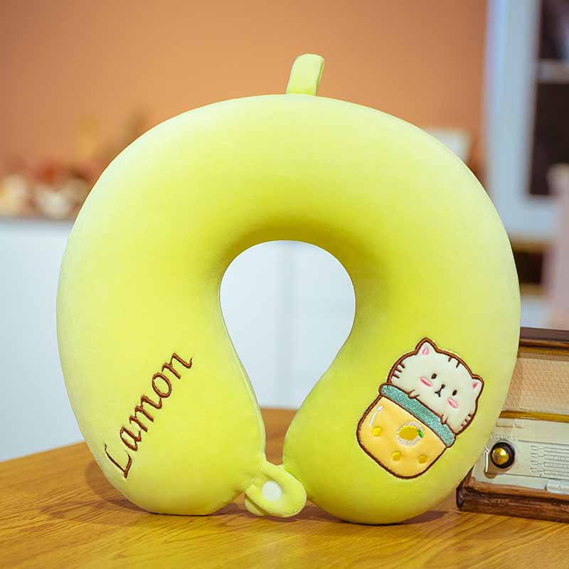 Kawaii Animal Travel Pillow Cute Neck Pillow 12 inch