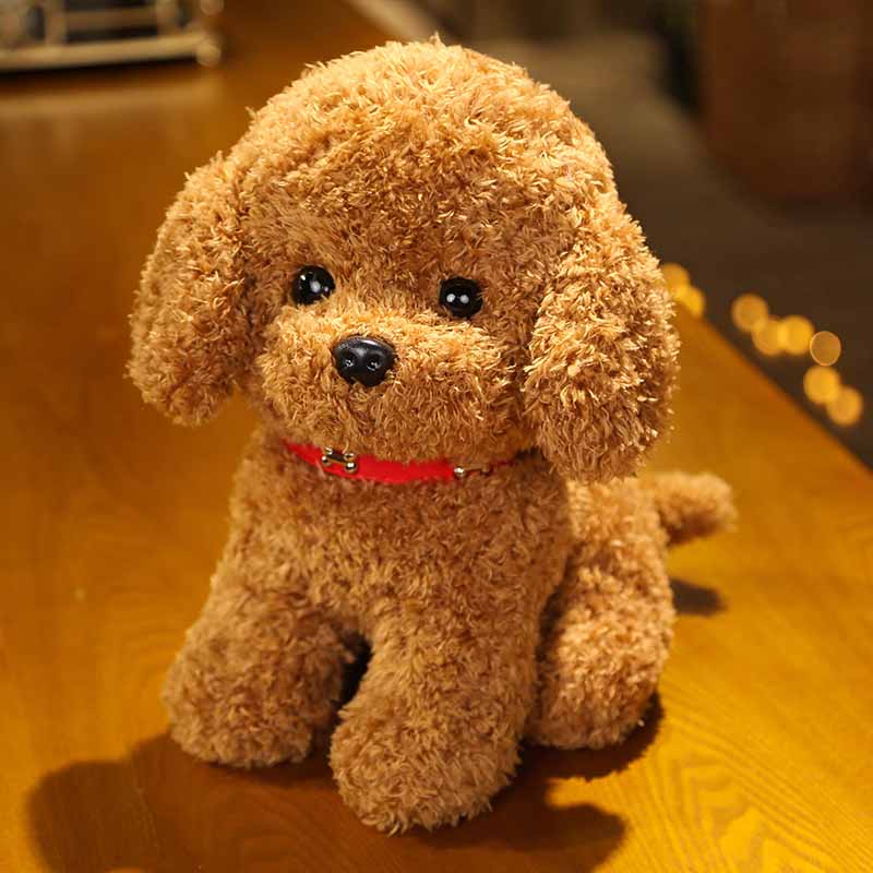 Simulated Teddy Dog Plush