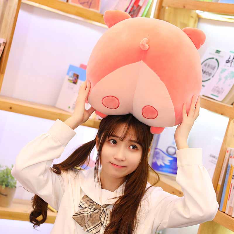 Kawaii Animal Plush Cushion Funny Pillow