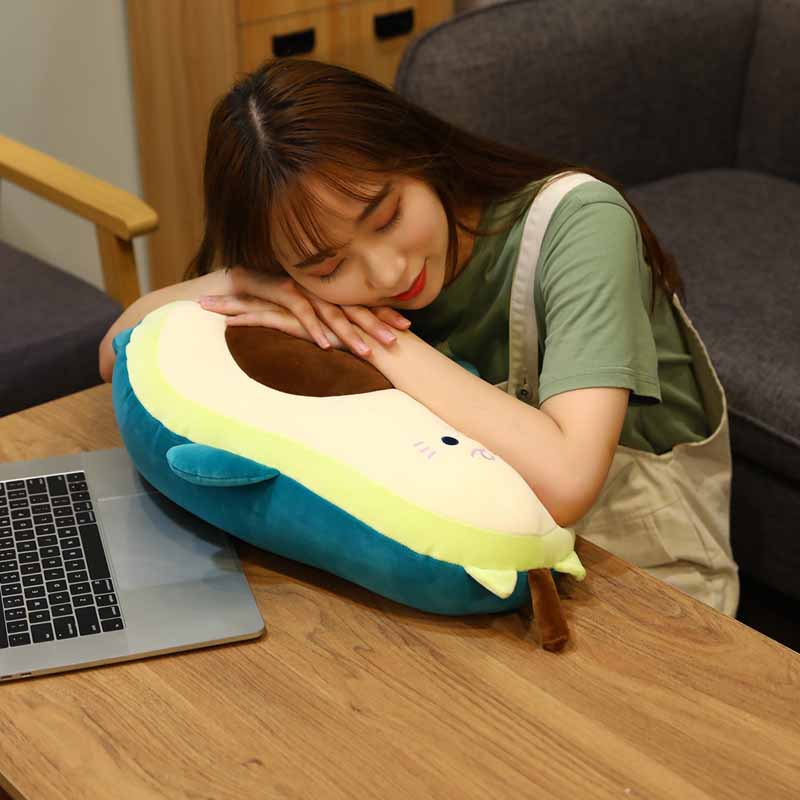 Kawaii Avocado Plush Pillow 20 inch