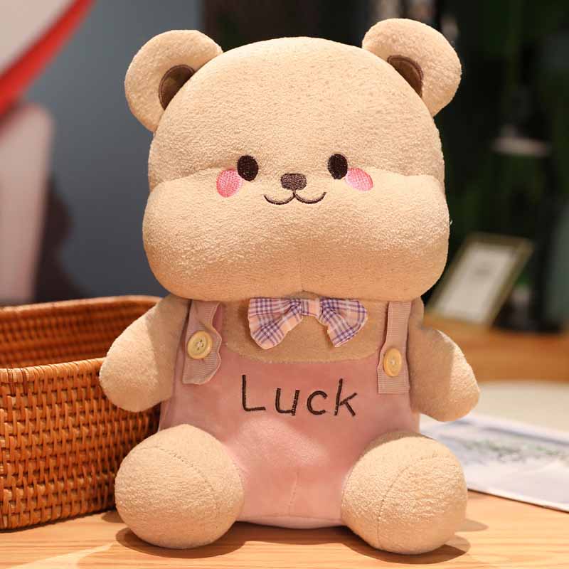 Kawaii Lucky Bear Stuffed Animal Cute Doll