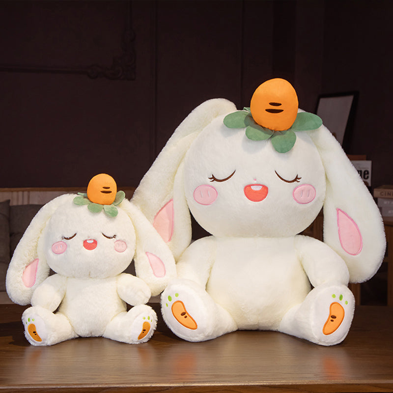 Kawaii Bunny with Carrot Stuffed Animal