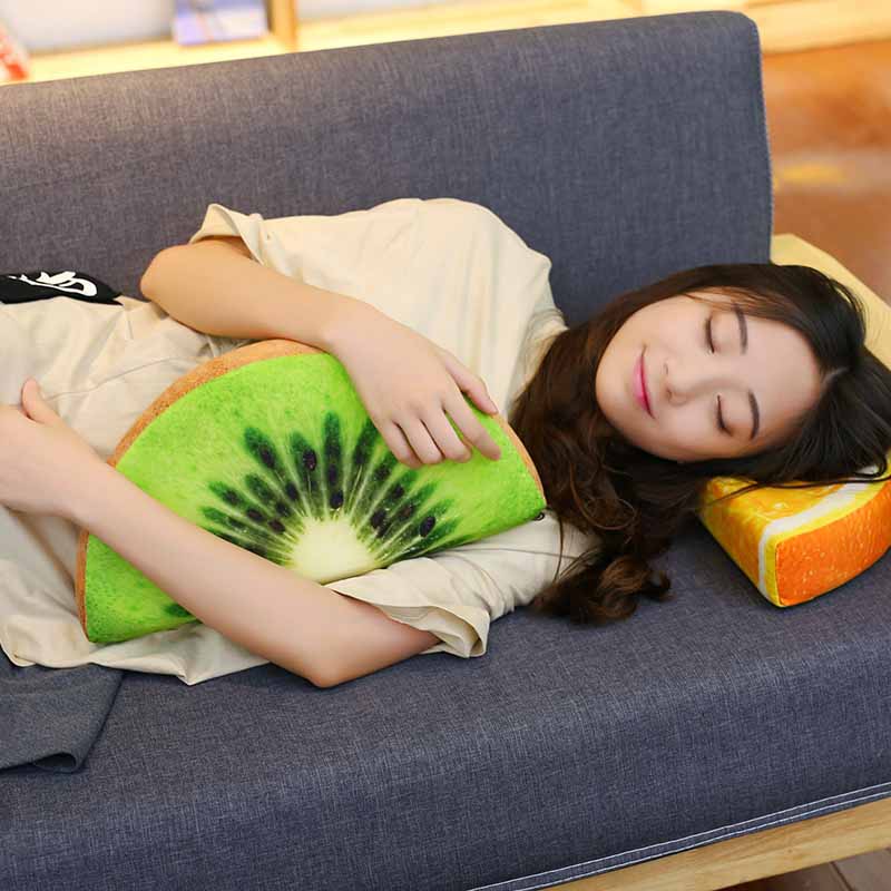 Kawaii Simulated Fruit Plush Cushion