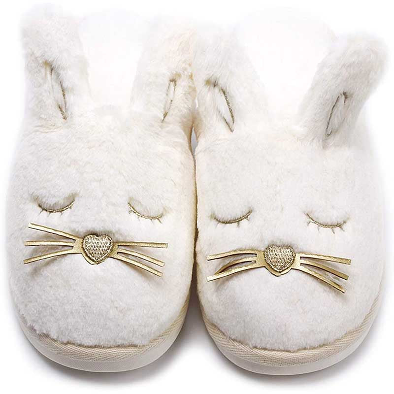 Kids Bunny Plush Slippers