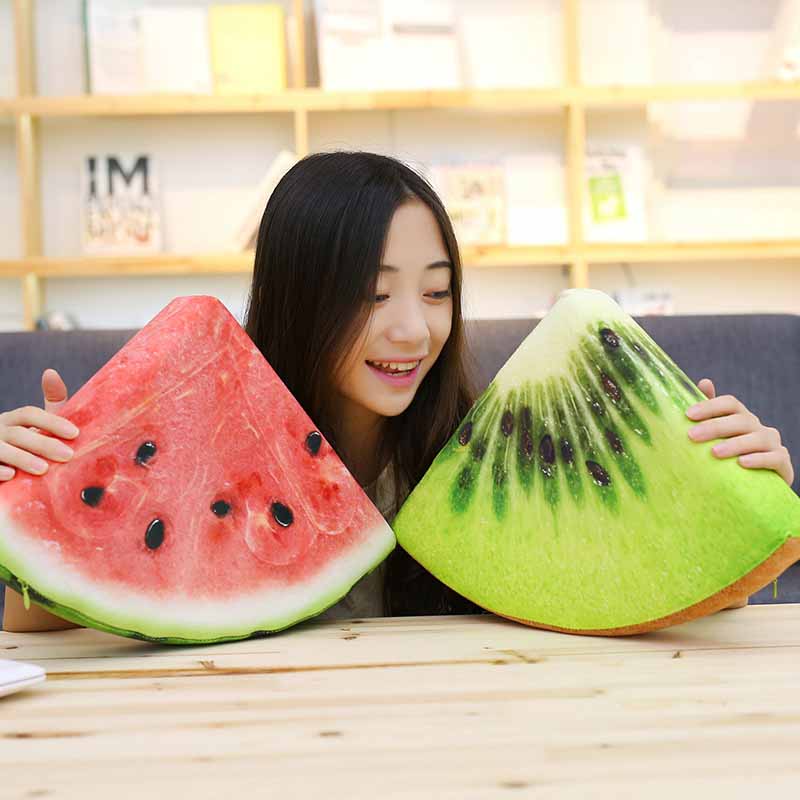 Kawaii Simulated Fruit Plush Cushion