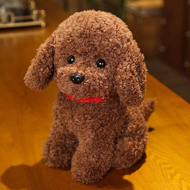 Simulated Teddy Dog Plush