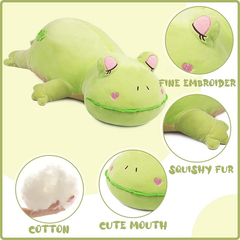 Green Frog Stuffed Animal
