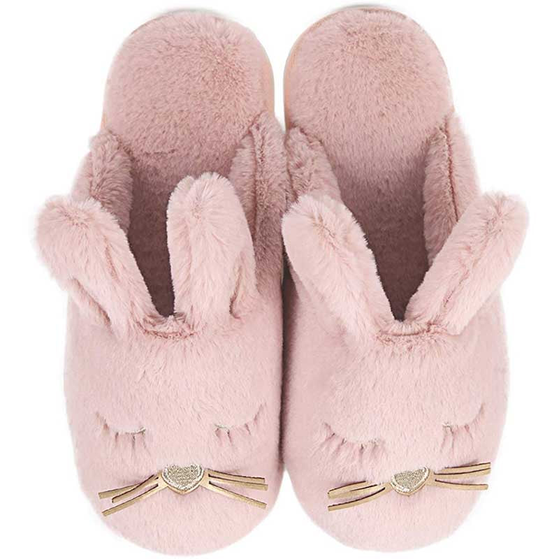 Women's Memory Foam Indoor Bunny Slippers