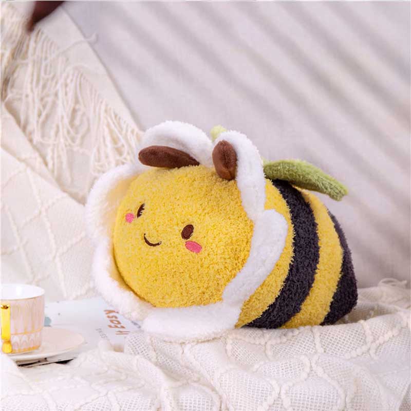 Cute Bee Plush Toy Yellow