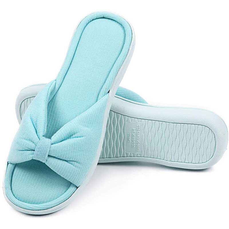 Open Toe Summer Spa House Slippers for Women