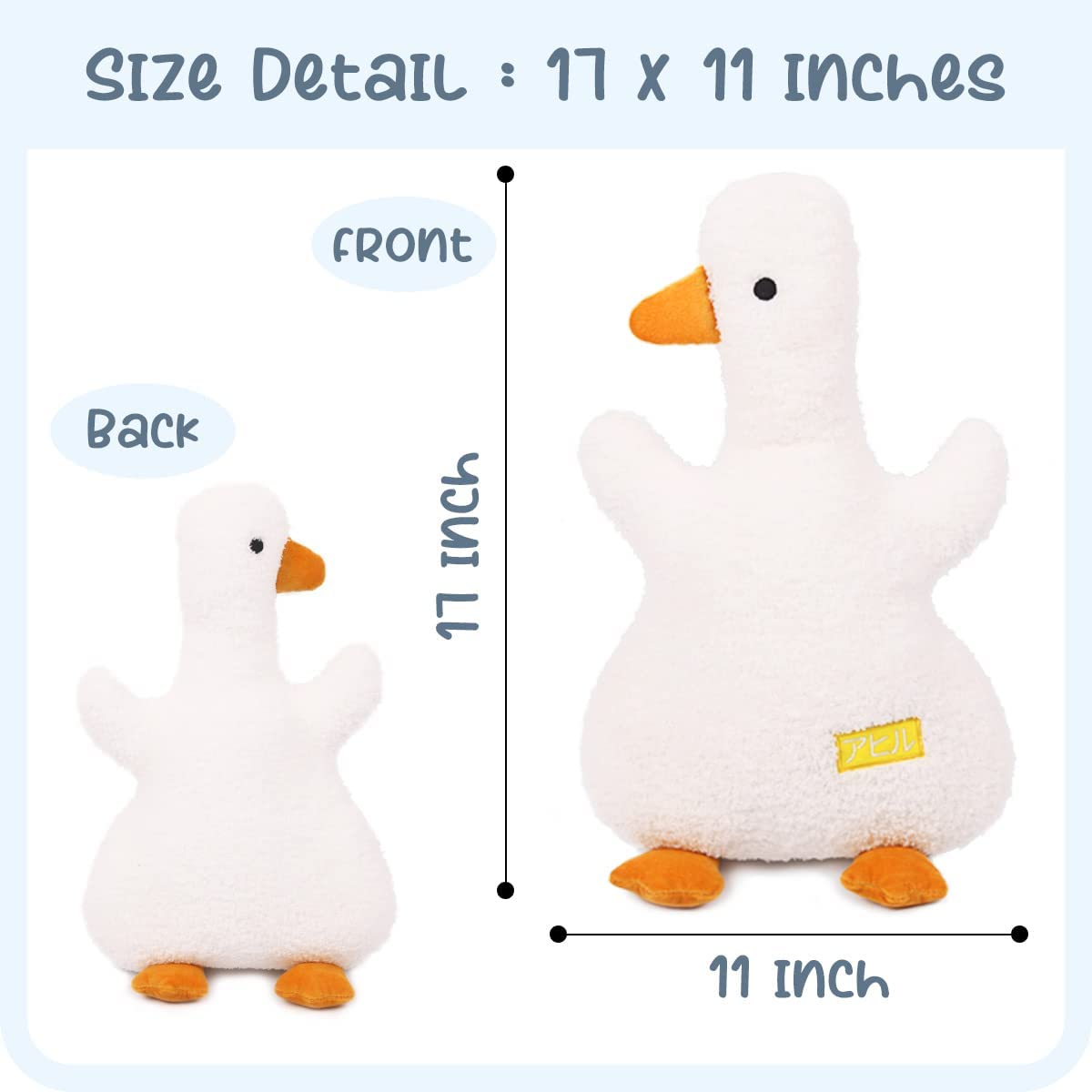 Arelux-home-Cute Goose Animal Plush Stuffed Pillows