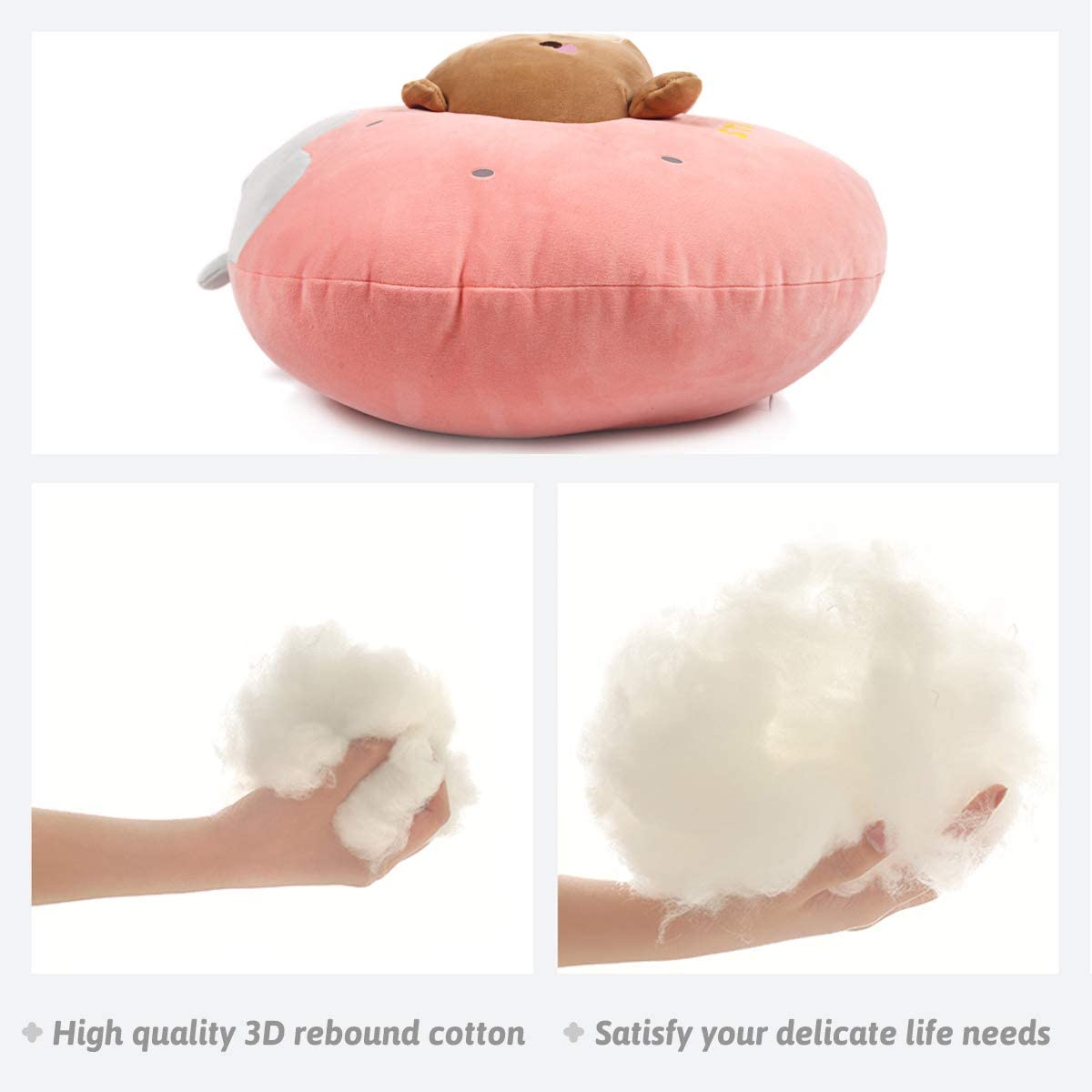 Arelux-home-Strawberry Bear Plush