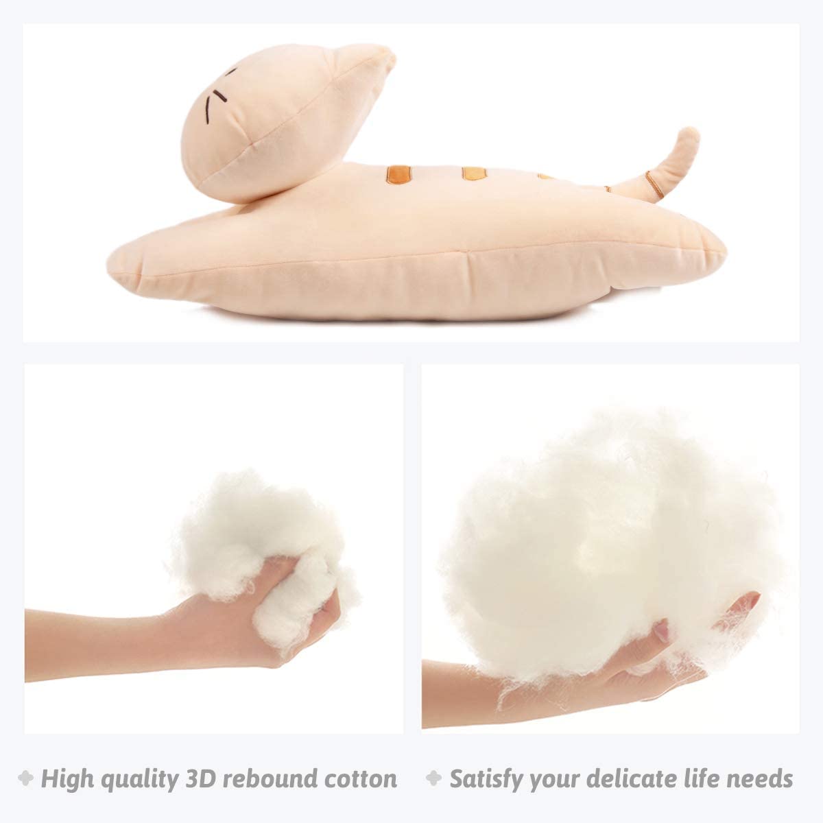 23 inch ARELUX Soft Cat Big Sleeping Hugging Pillows