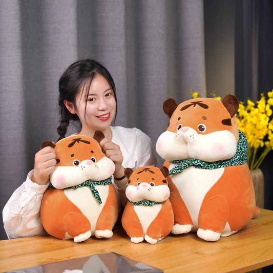 Kawaii Foolish Tiger Weighted Stuffed Animal