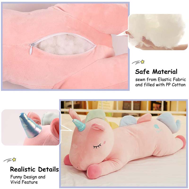 Cute Pink Giant Stuffed Unicorn Plush