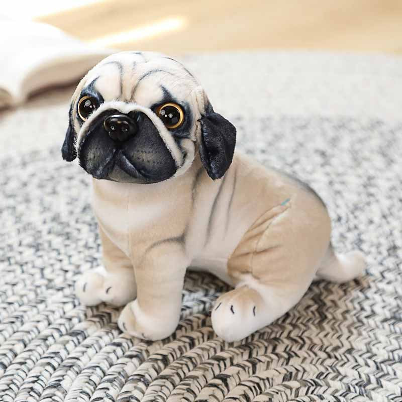 Simulated Pug dog Stuffed Animal