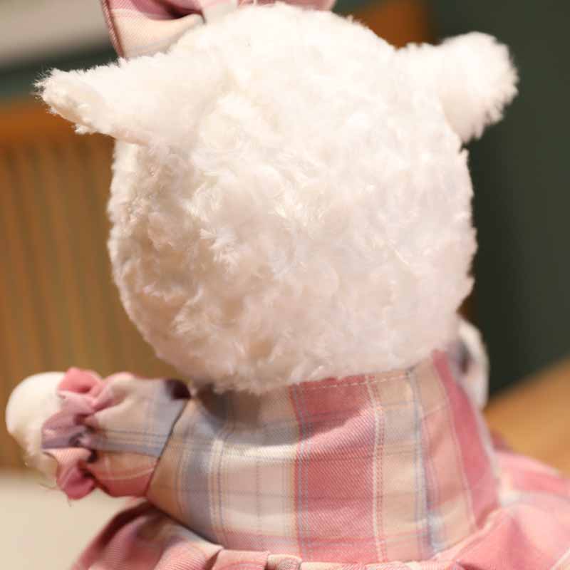 Kawaii Sheep Doll with Dress Stuffed Animal