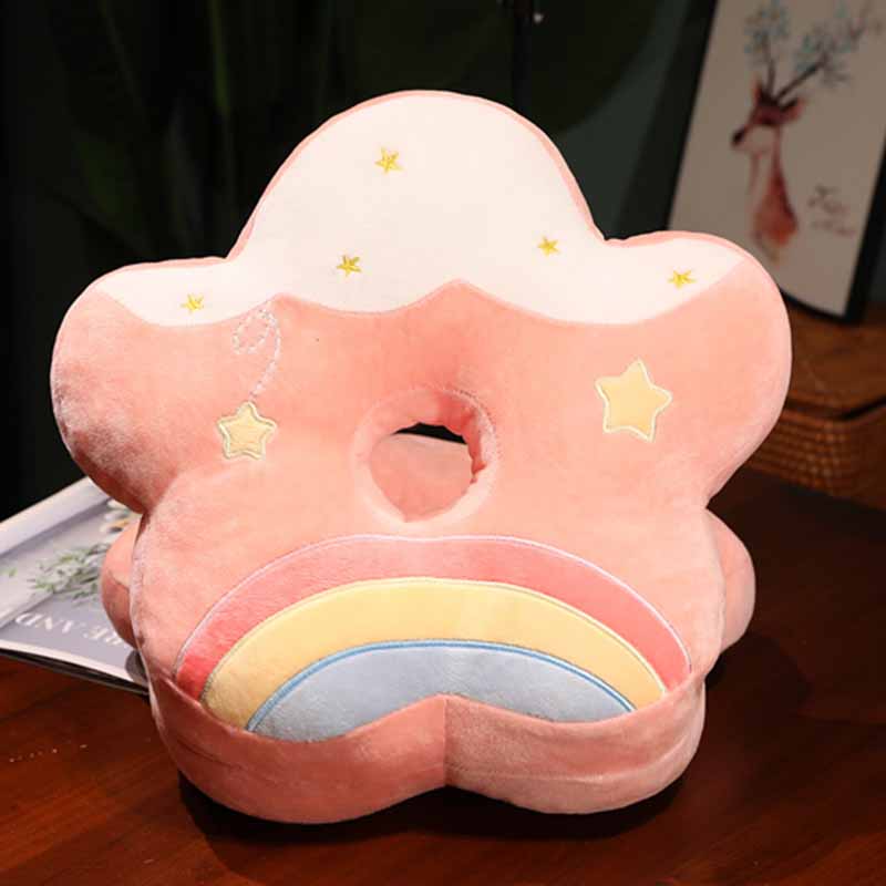 Kawaii Rainbow Nap Pillow 14 inch
