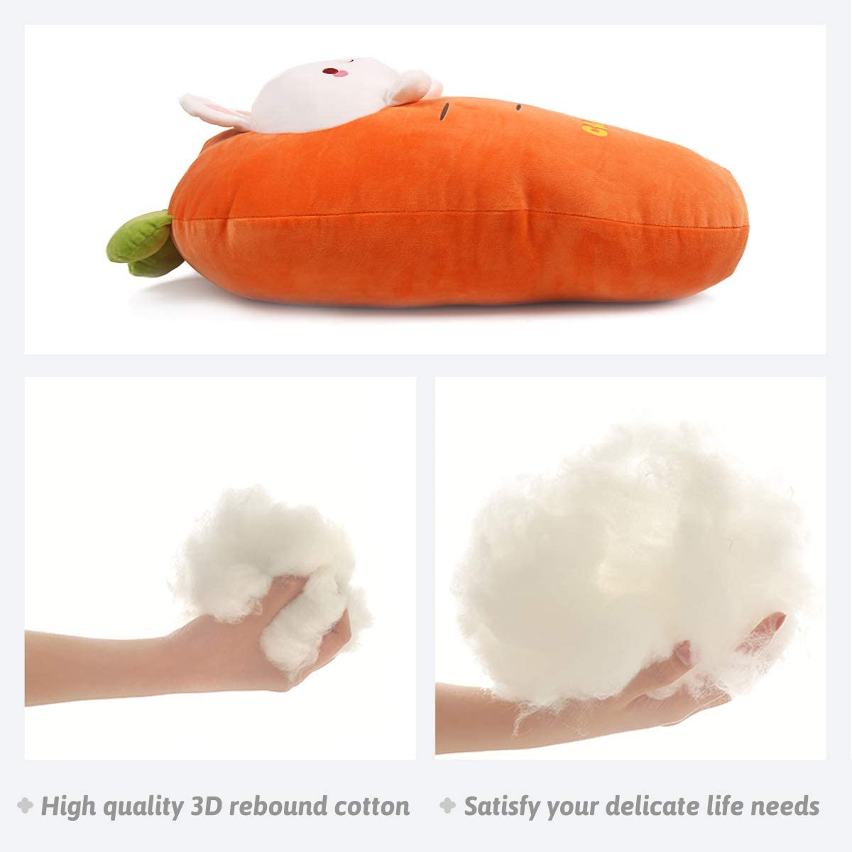 Arelux-home-Carrot Rabbit Plush