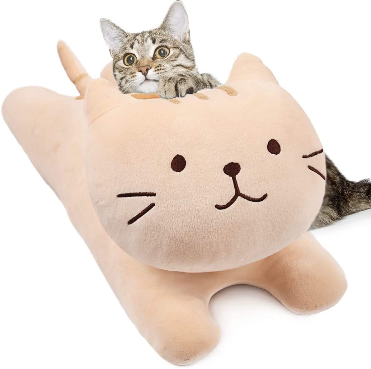23 inch ARELUX Soft Cat Big Sleeping Hugging Pillows