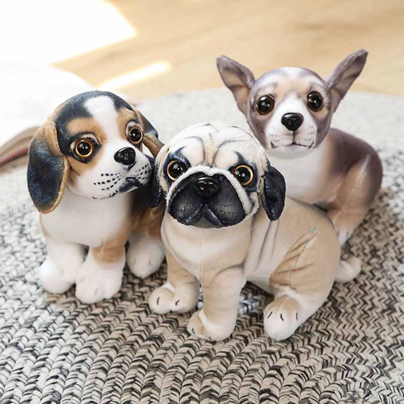 Simulated Dog Stuffed Animal 8 inch