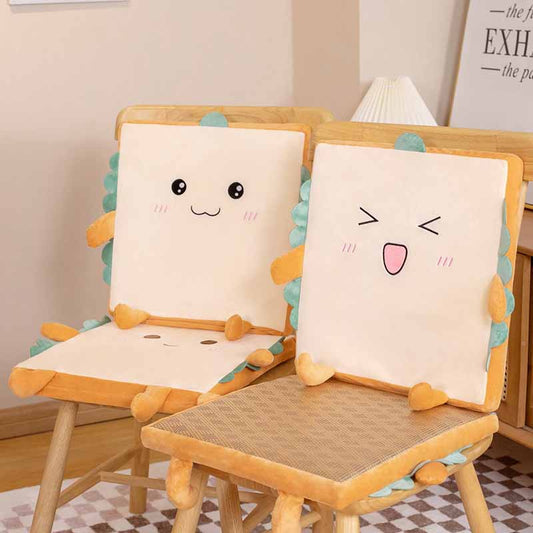 Kawaii Bread Cushion for Chair 16 inch