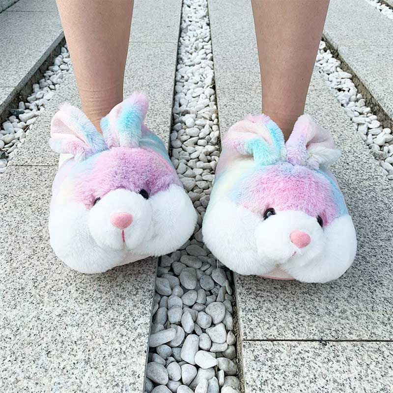 Women's Classic Plush Rabbit Slippers