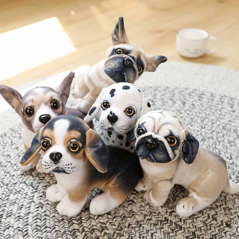 Simulated Dog Stuffed Animal 8 inch