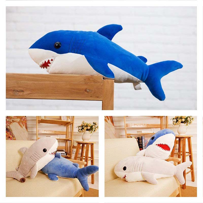 ARELUX 20 inch Large Blue Shark Stuffed Animal