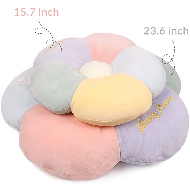 Colorful Flower Shaped Pillow