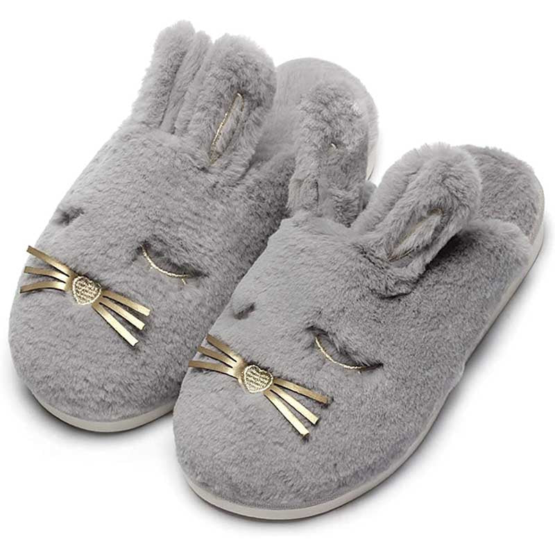 Kids Bunny Plush Slippers