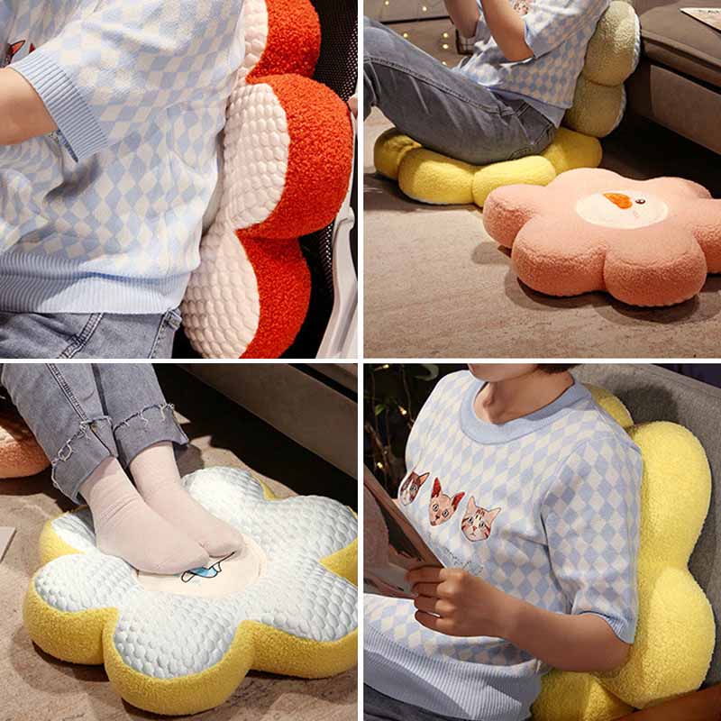 Cute Flower Cushion with Ice Cold Mat