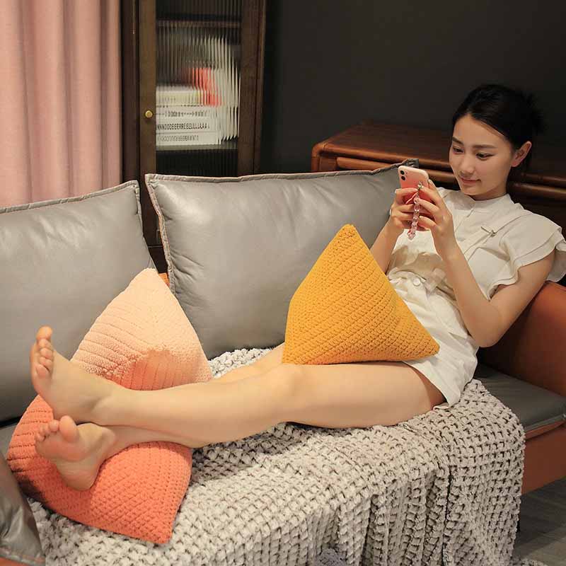 Triangle Pillow for Sofa 16 inch