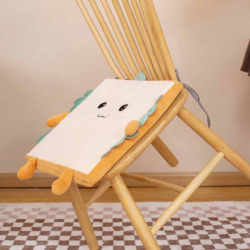 Kawaii Bread Cushion for Chair 16 inch