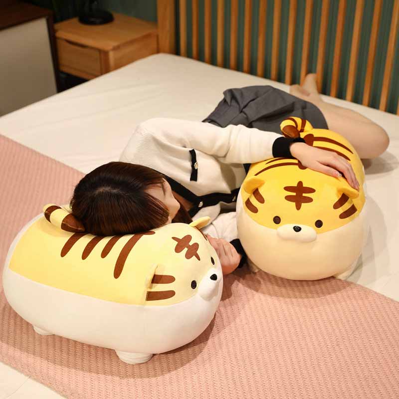 Kawaii Chubby Tiger Weighted Stuffed Animal