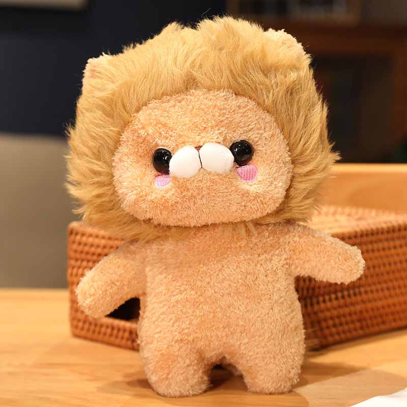 Kawaii Lion Doll with Cute Sweater 12 inch