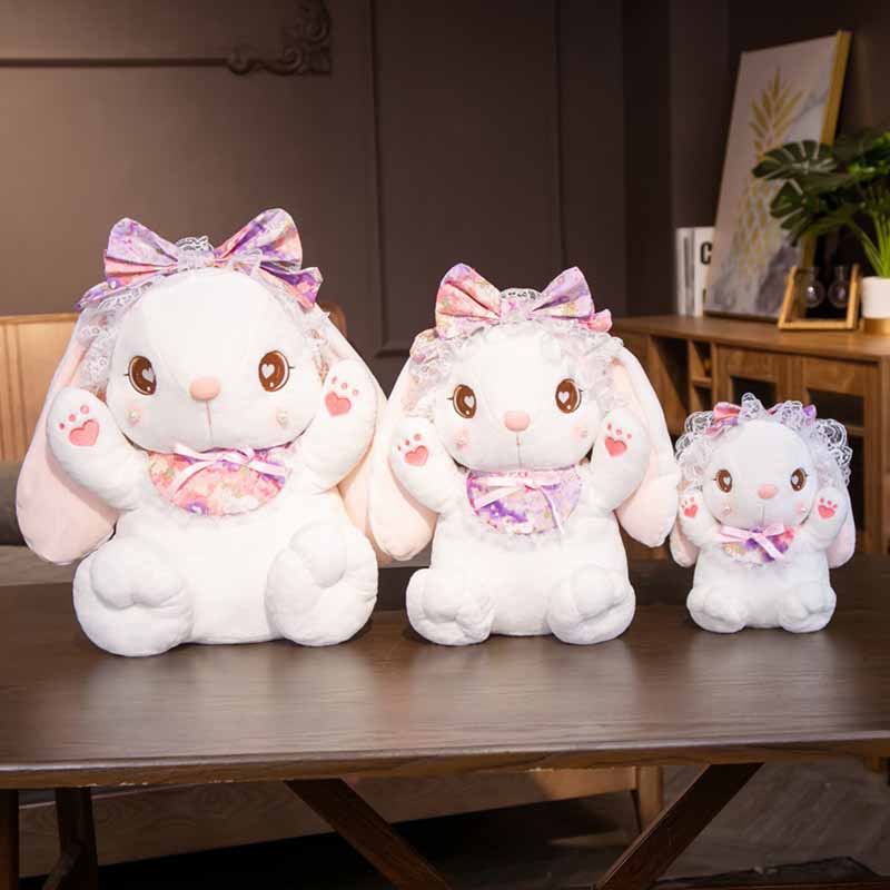 Kawaii Rabbit with large ears Cute Stuffed Animal