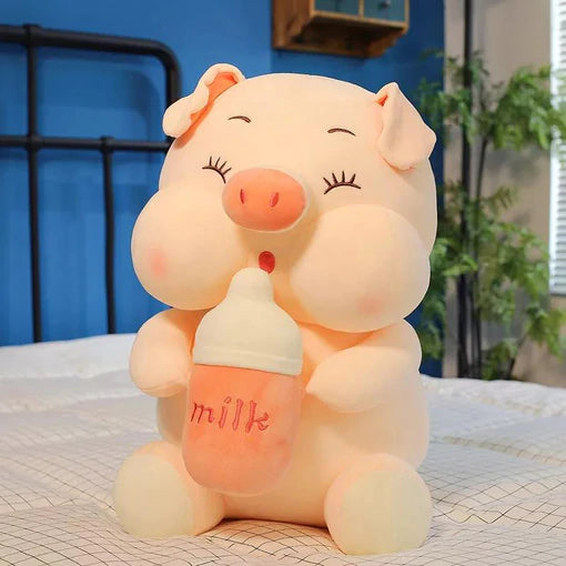 Cuddly Stuffed Pig Animal