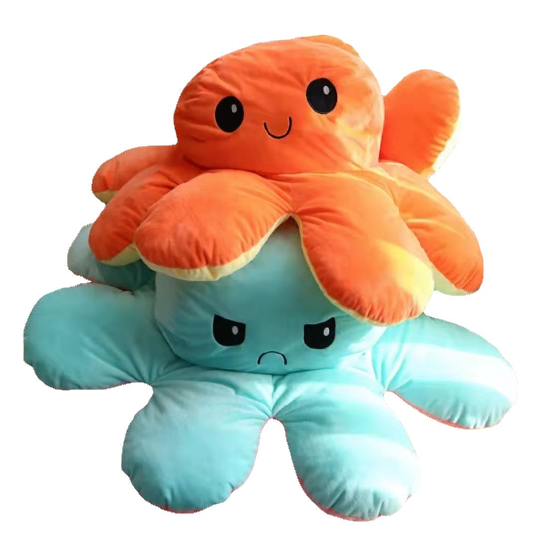 Cute Giant Reversible Octopus Funny Hold Pillow